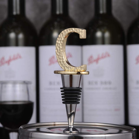 Miicol wine stopper in die-cast metal combines durability with a premium look