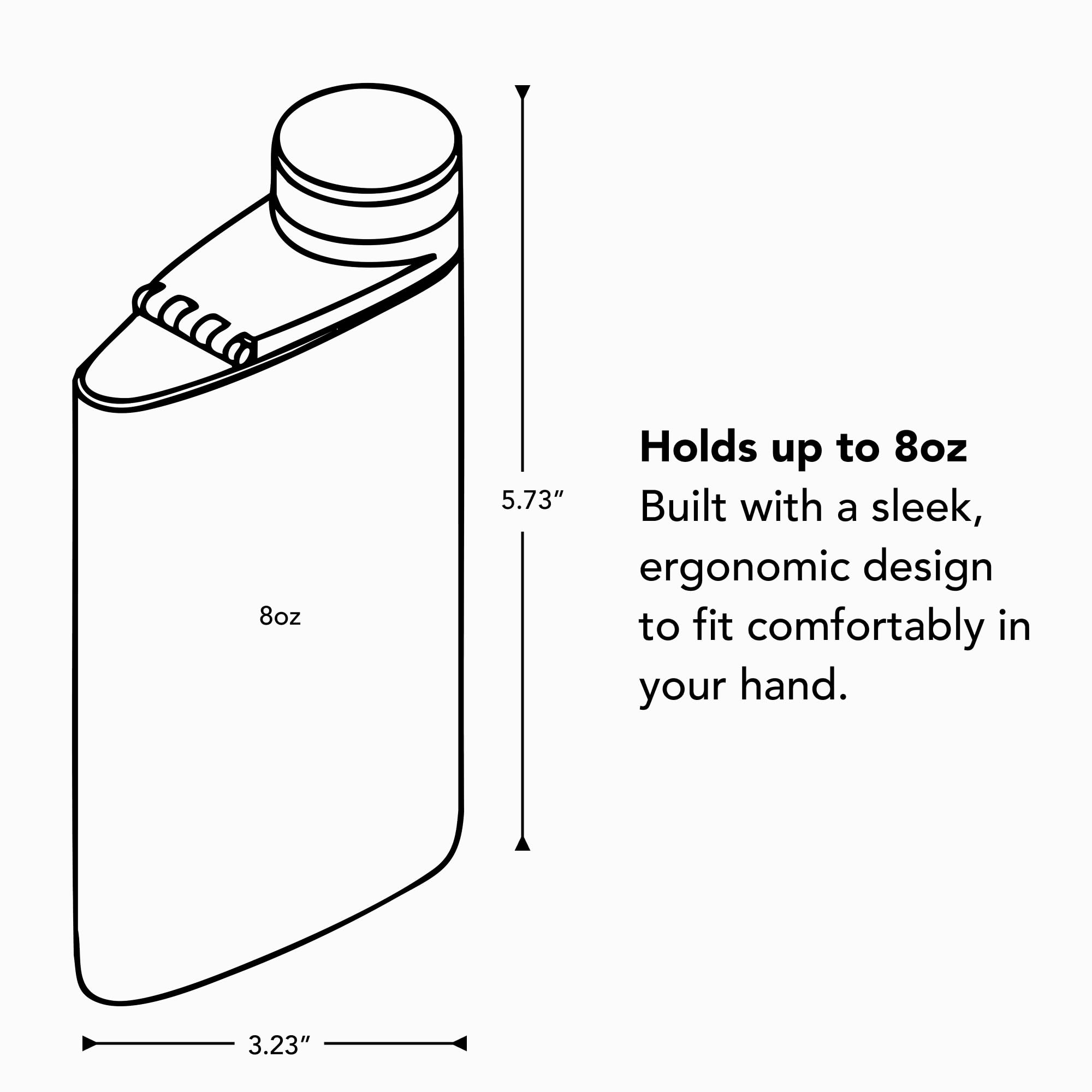 MiiR Aero Flask stainless steel body delivers durability and style.