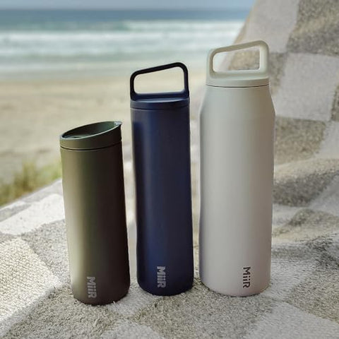 MiiR Flip Traveler 16oz BPA-free stainless steel construction ensures safe daily hydration.
