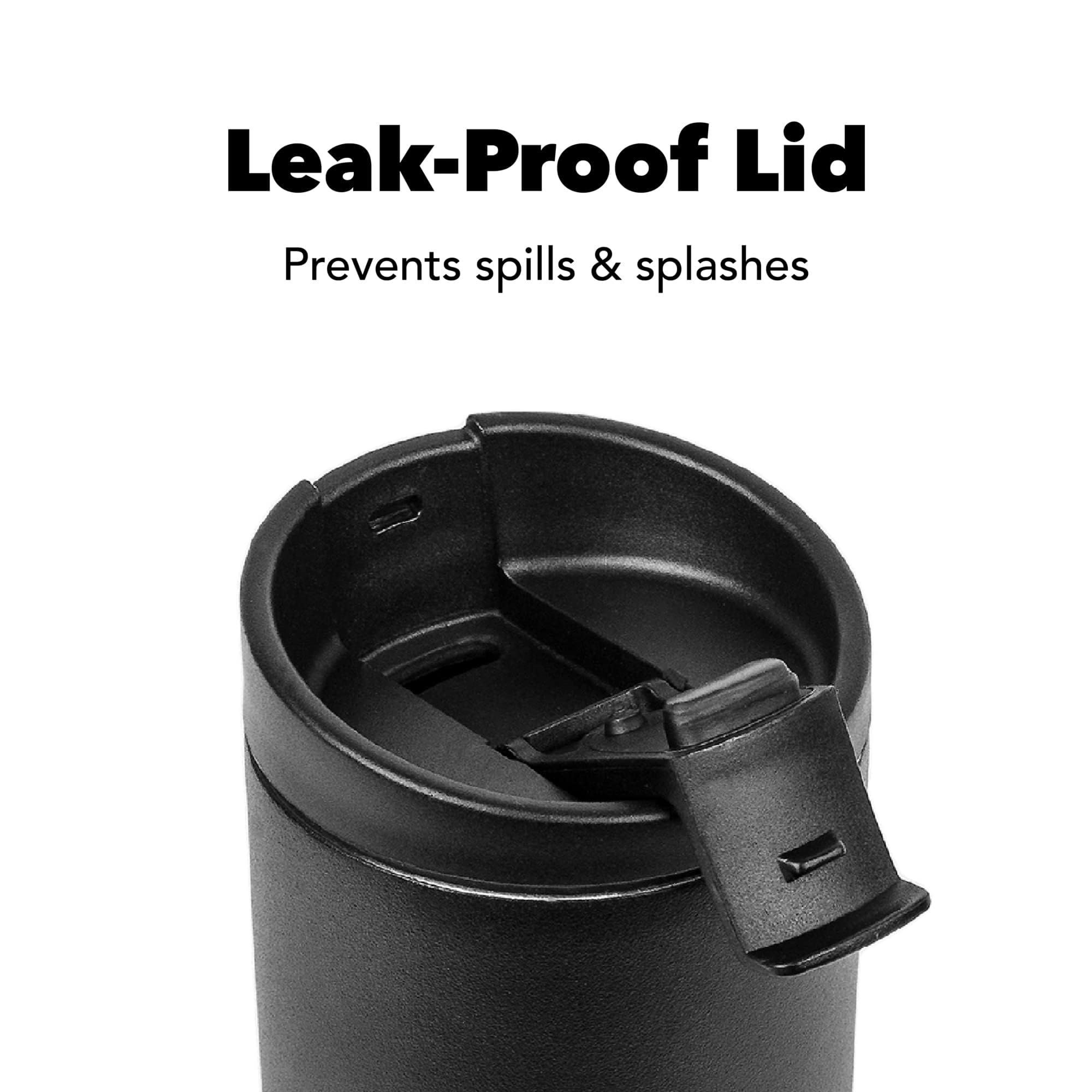 Stainless steel BPA-free construction of the MiiR tumbler for durability.