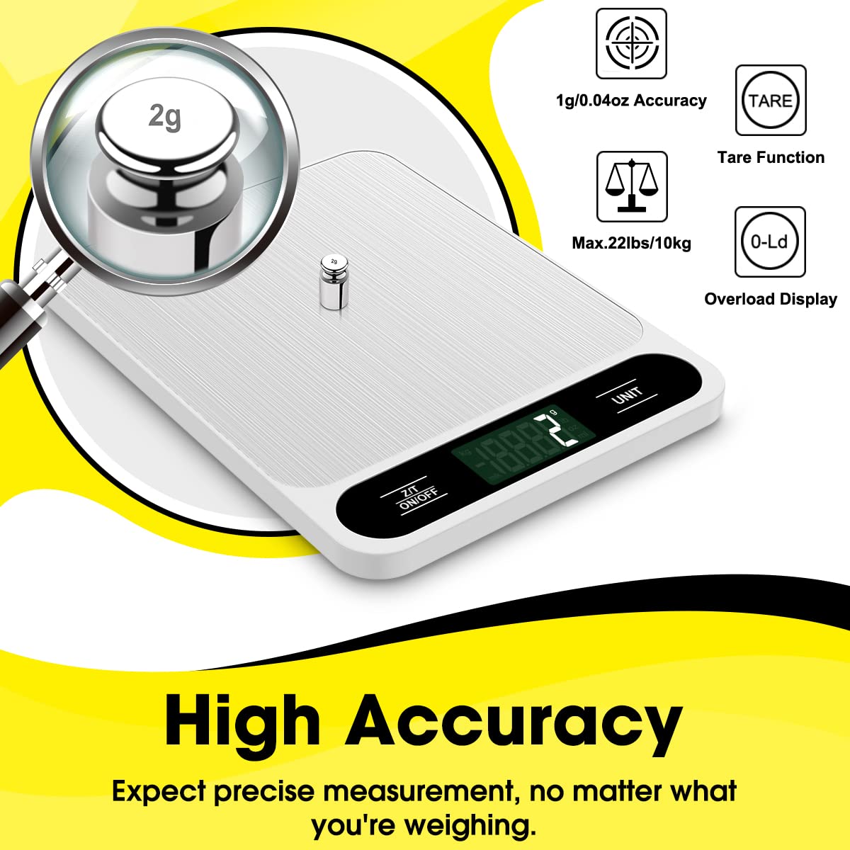 Mik-Nana Scale offers six units for versatile measurements