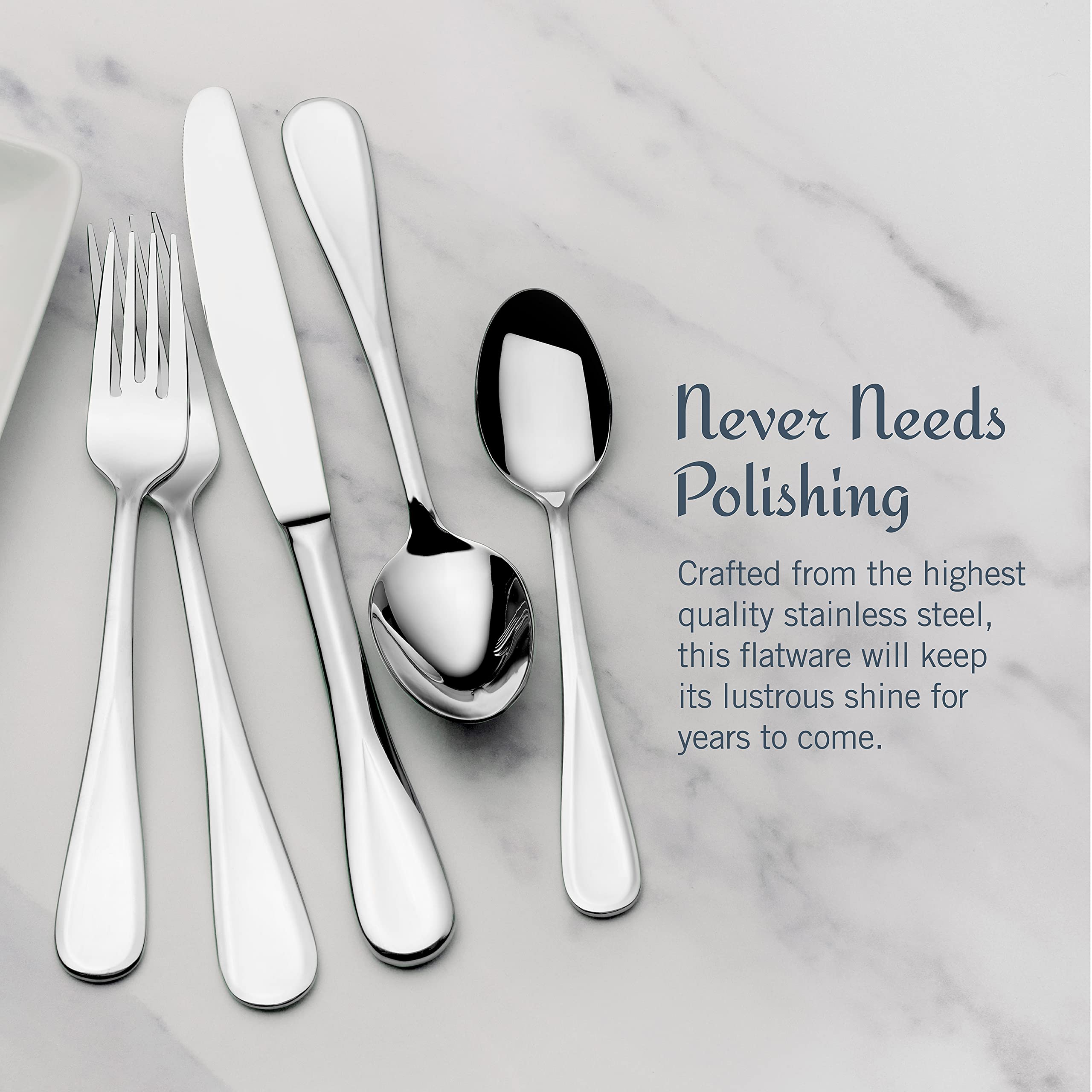 Mikasa Bravo teaspoons ideal for daily coffee or tea rituals.