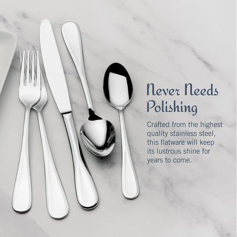 Mikasa Bravo teaspoons ideal for daily coffee or tea rituals.
