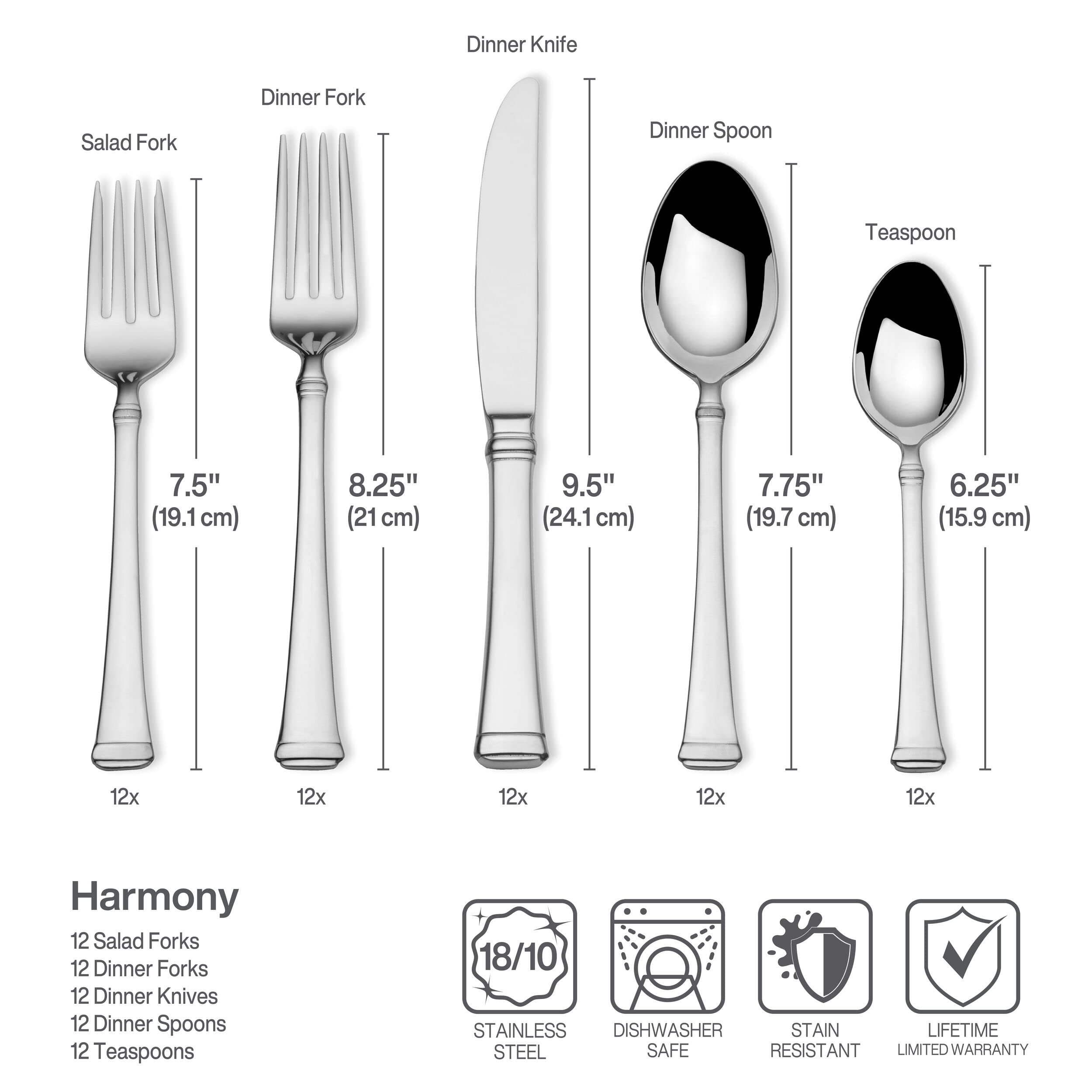 Mikasa Harmony cold meat fork designed for carving elegance