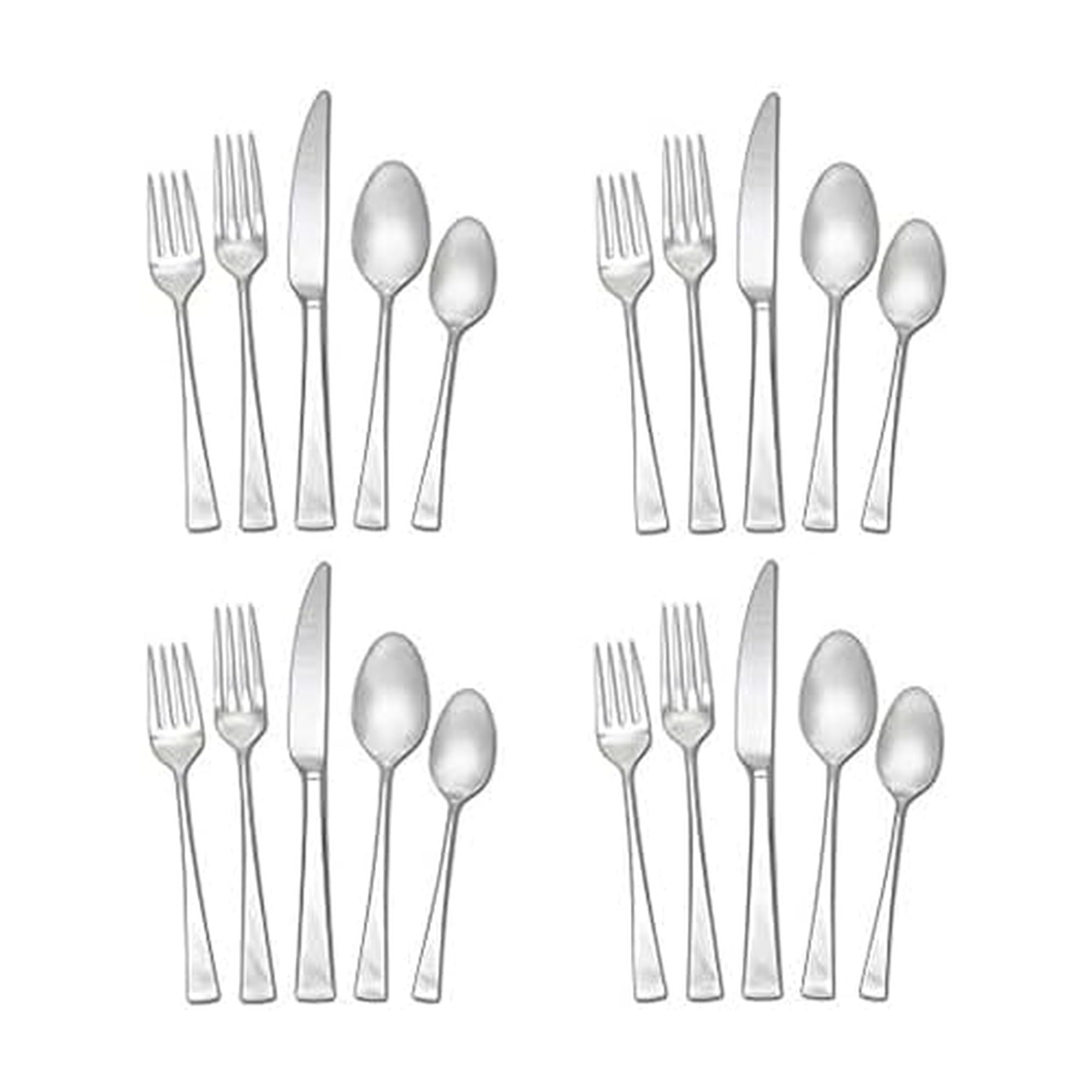 Mikasa Lucia dinner fork with contemporary handle for everyday meals.