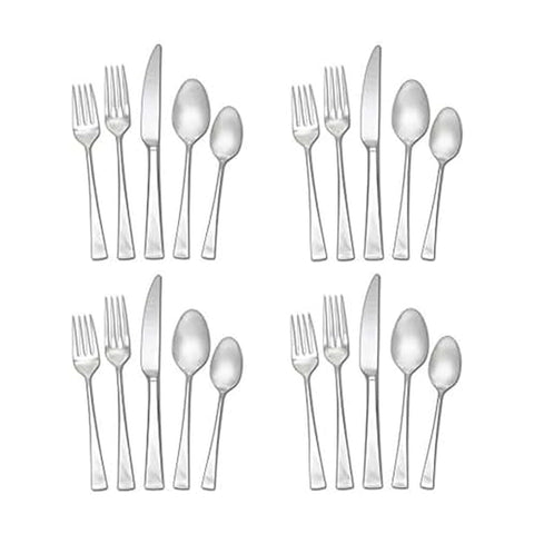 Mikasa Lucia dinner fork with contemporary handle for everyday meals.