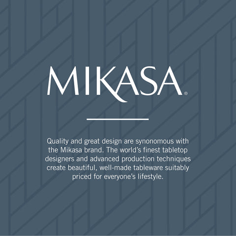 Formal dining setting featuring Mikasa Regent Bead flatware for elegant meals.