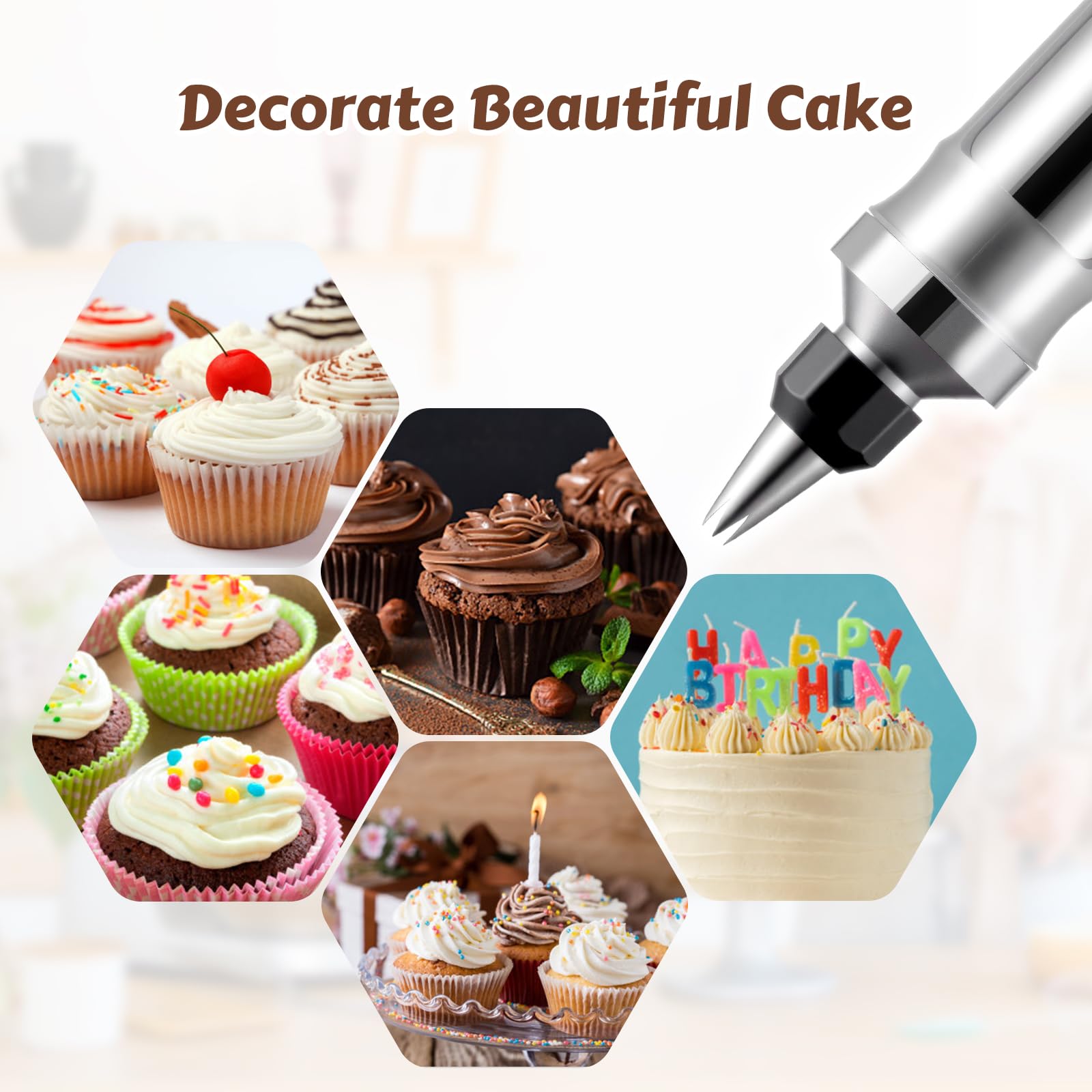 MIKESIER colorful silicone cupcake molds inspire fun, creative cupcakes.