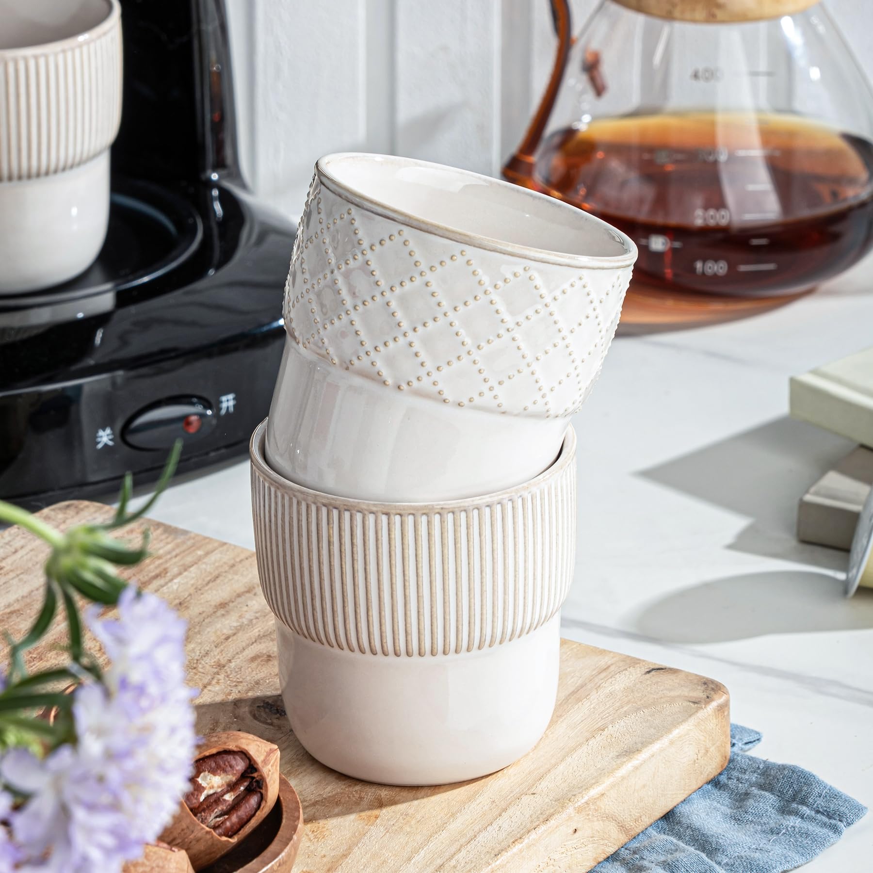 MIKIGEY gift-ready espresso cups set makes a thoughtful host present.