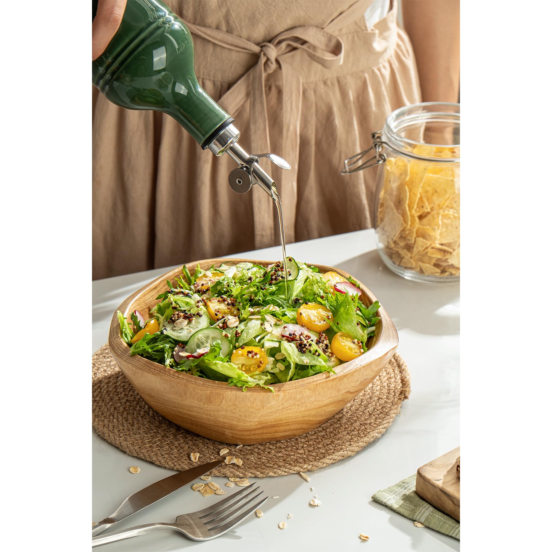 MIKIGEY multi-use bottle for oil, vinegar, or sauces in the kitchen