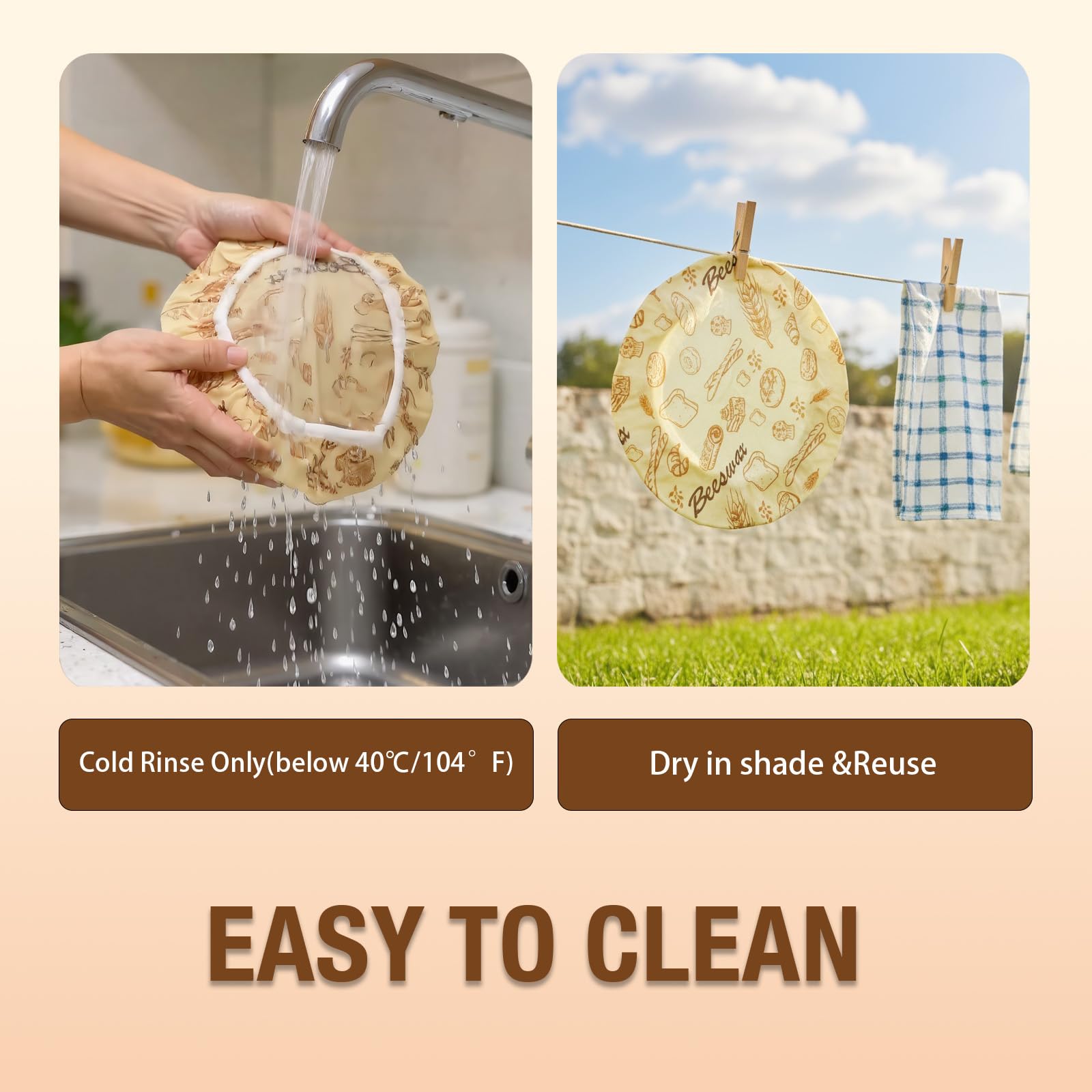 MIKIPLUM two-pack 9-10 inch covers are handy for weekly baking sessions