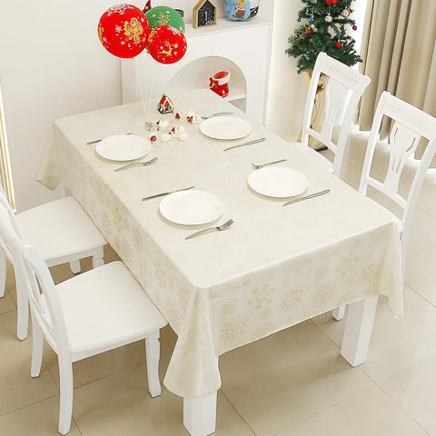 MikiUp Christmas tablecloth suits parties, buffets, and casual indoor events