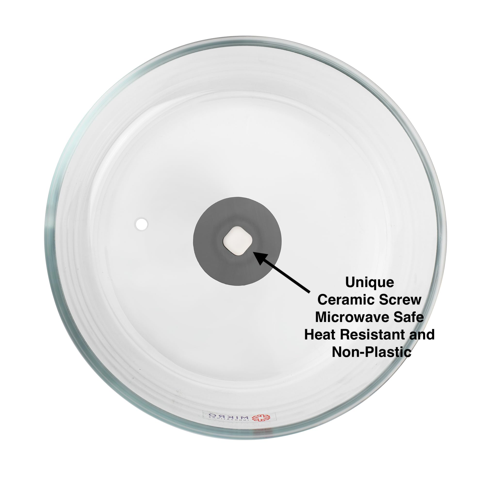 Mikro Innovations dishwasher-safe cover cleans quickly after meals.