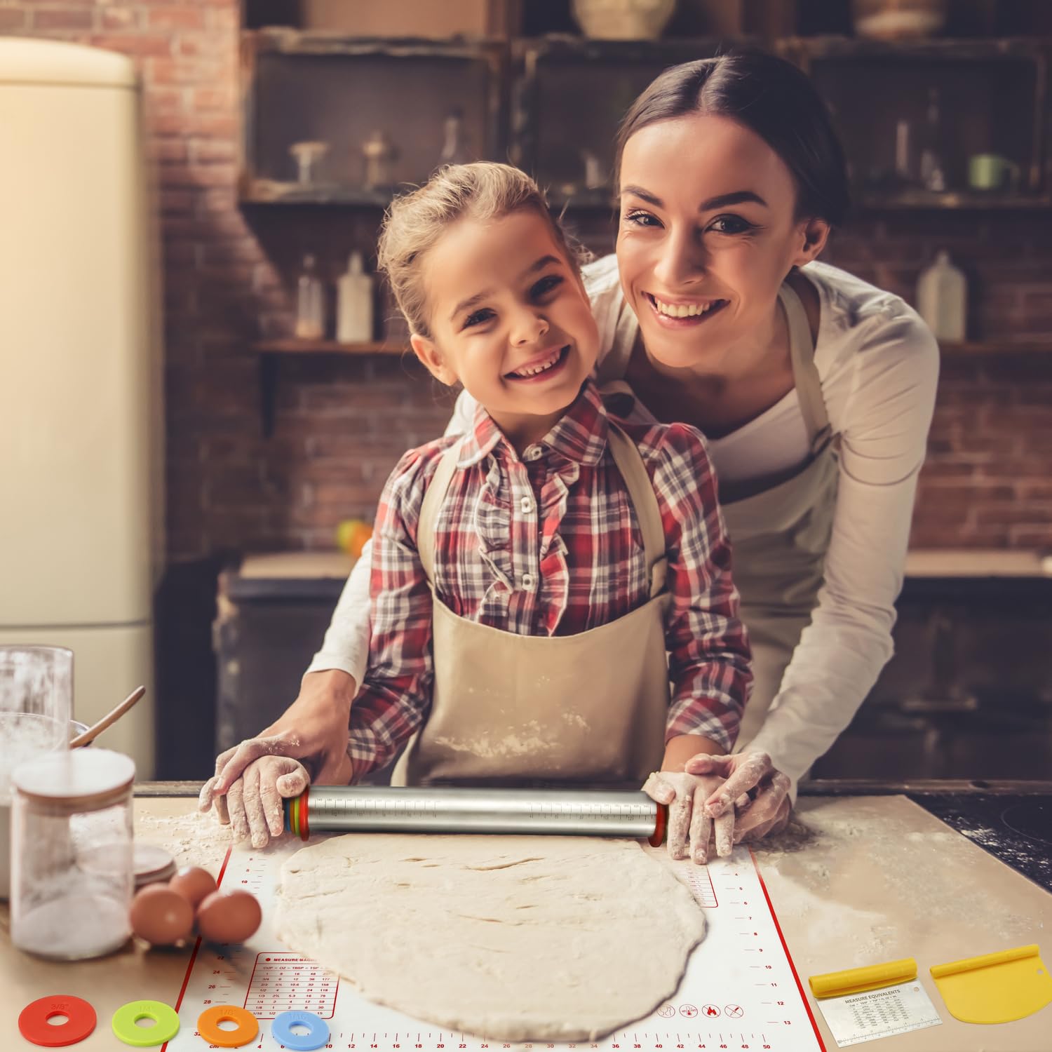 MIKULA complete baking kit keeps counters tidy while you cook.