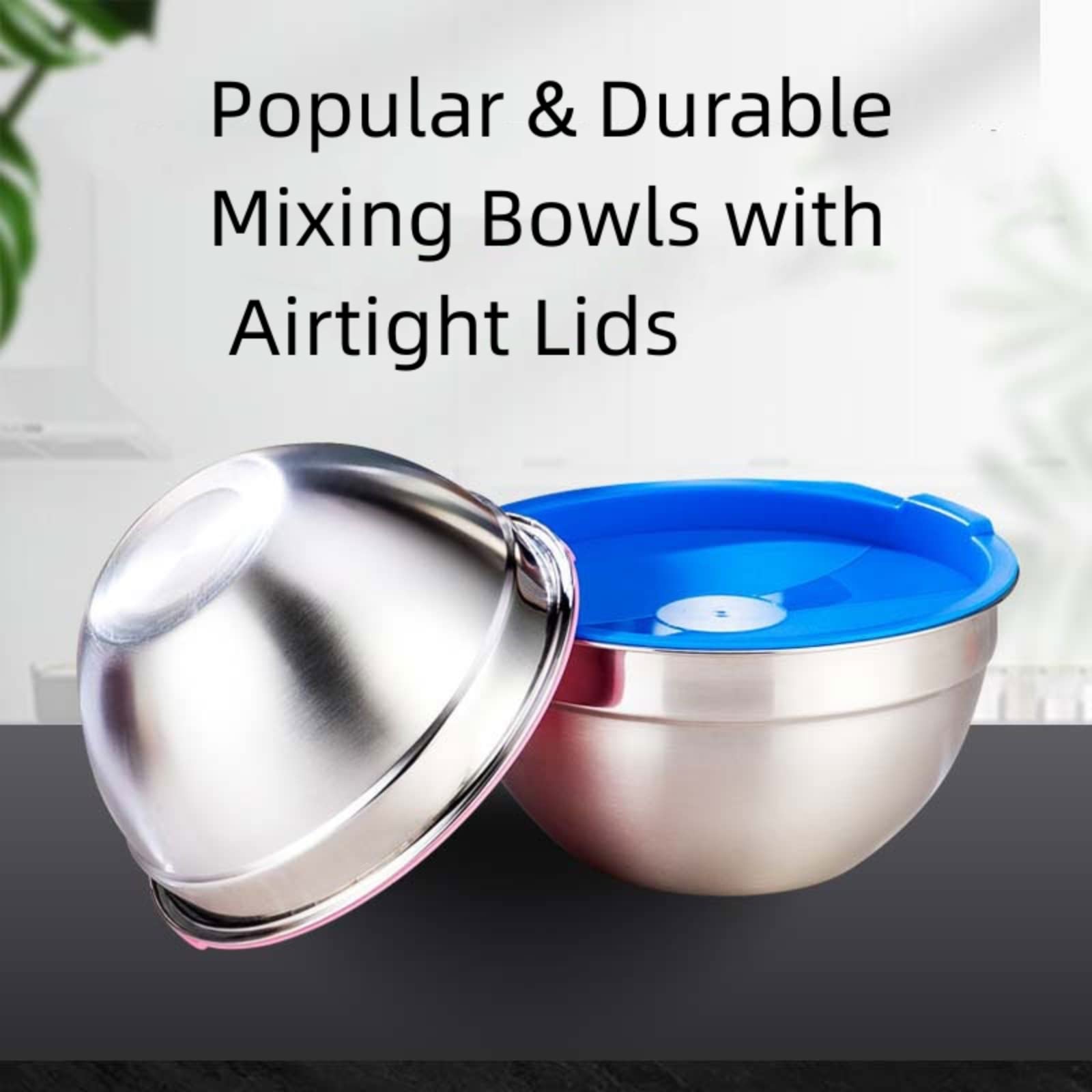 MIKULA 2.5qt bowl with lid for quick prep and serving.