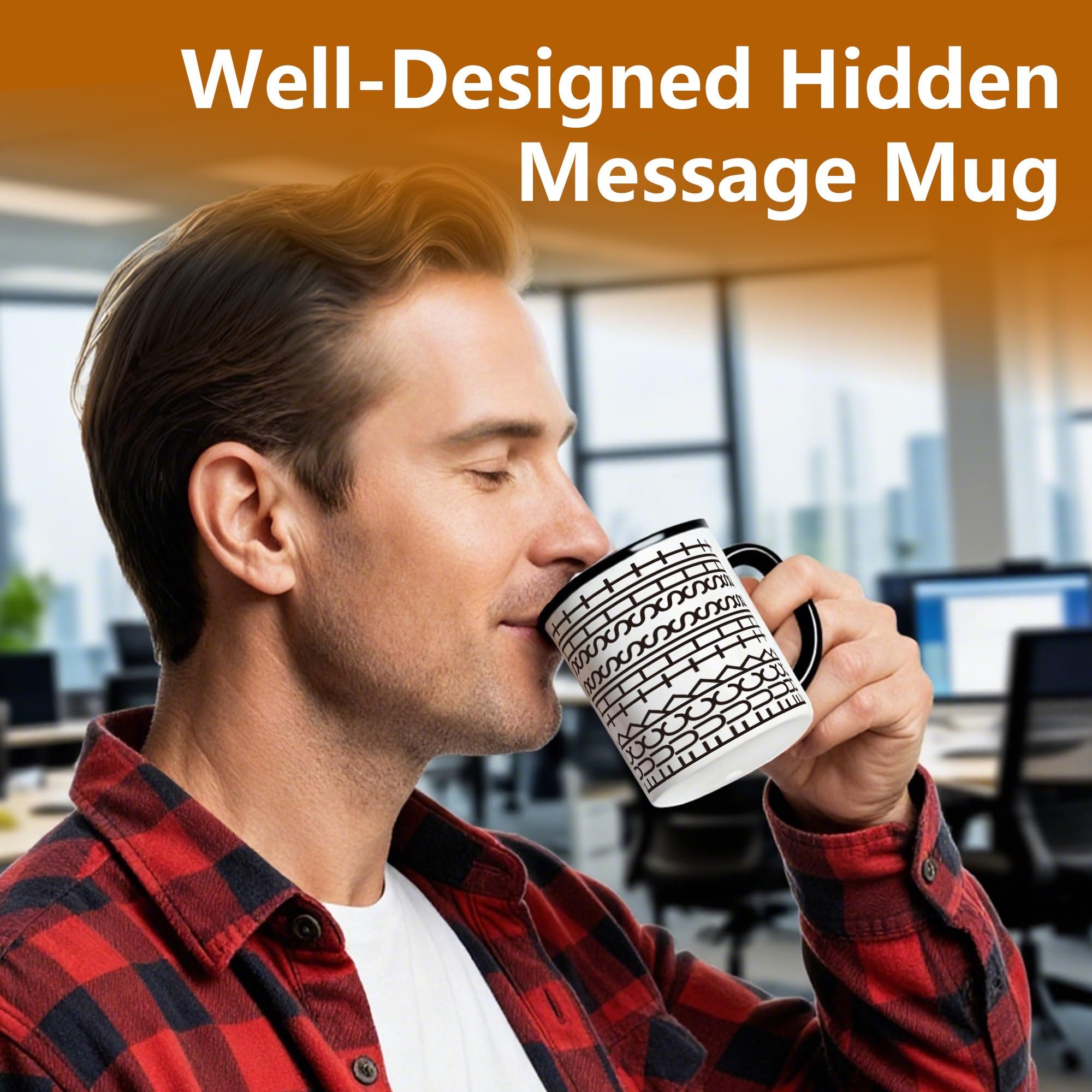 Milianquill Fuck This Shit Mug, inside view, reveals hidden message for laughs.