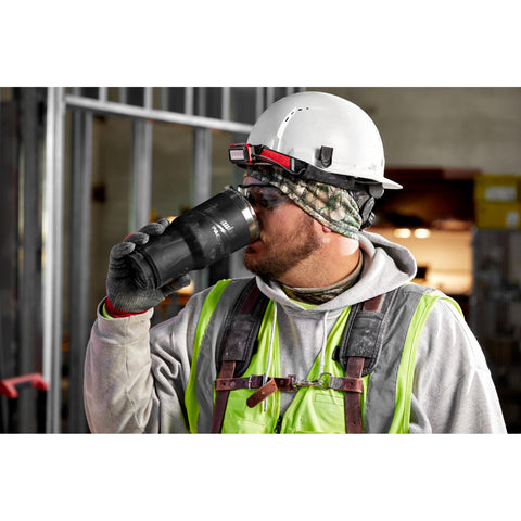 Milwaukee Packout insulated tumbler 30oz capacity suits large beverages and all-day use