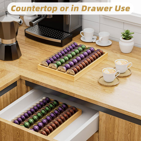 MinBoo bamboo drawer base with anti-slip grip protects surfaces