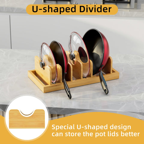 MinBoo easy-install pot organizer requires no tools.