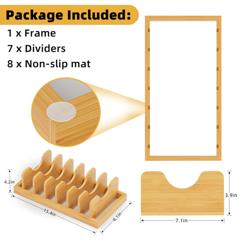 MinBoo non-slip silicone pads protect surfaces and stabilize the unit.