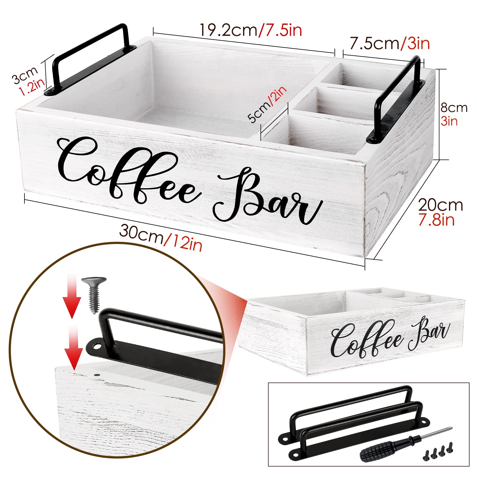 MINCORD wooden coffee station decor adds rustic charm to kitchens and lobbies