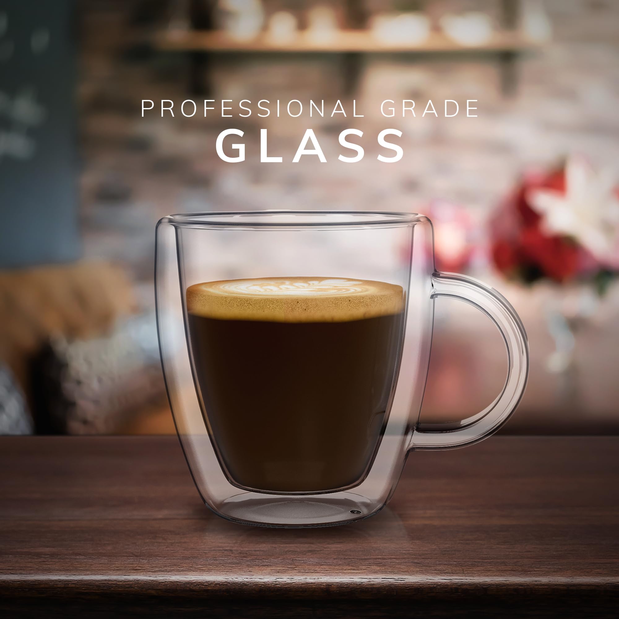 Mindful Design espresso mug with thermal insulation keeps heat while remaining cool to touch