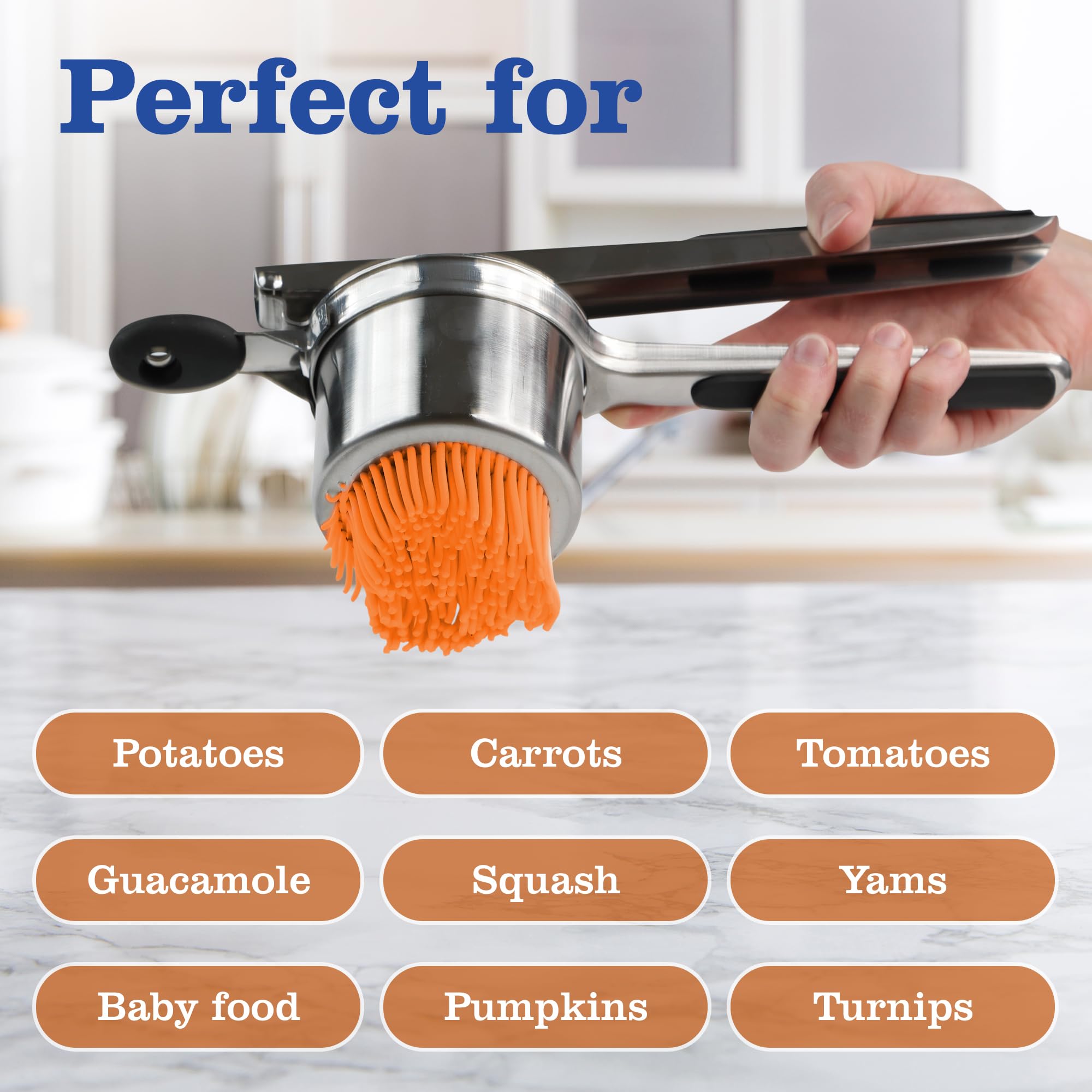 Mindful Design potato ricer large-capacity design speeds up family meals
