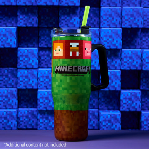 Minecraft graphics close-up highlighting vibrant official design for fans.