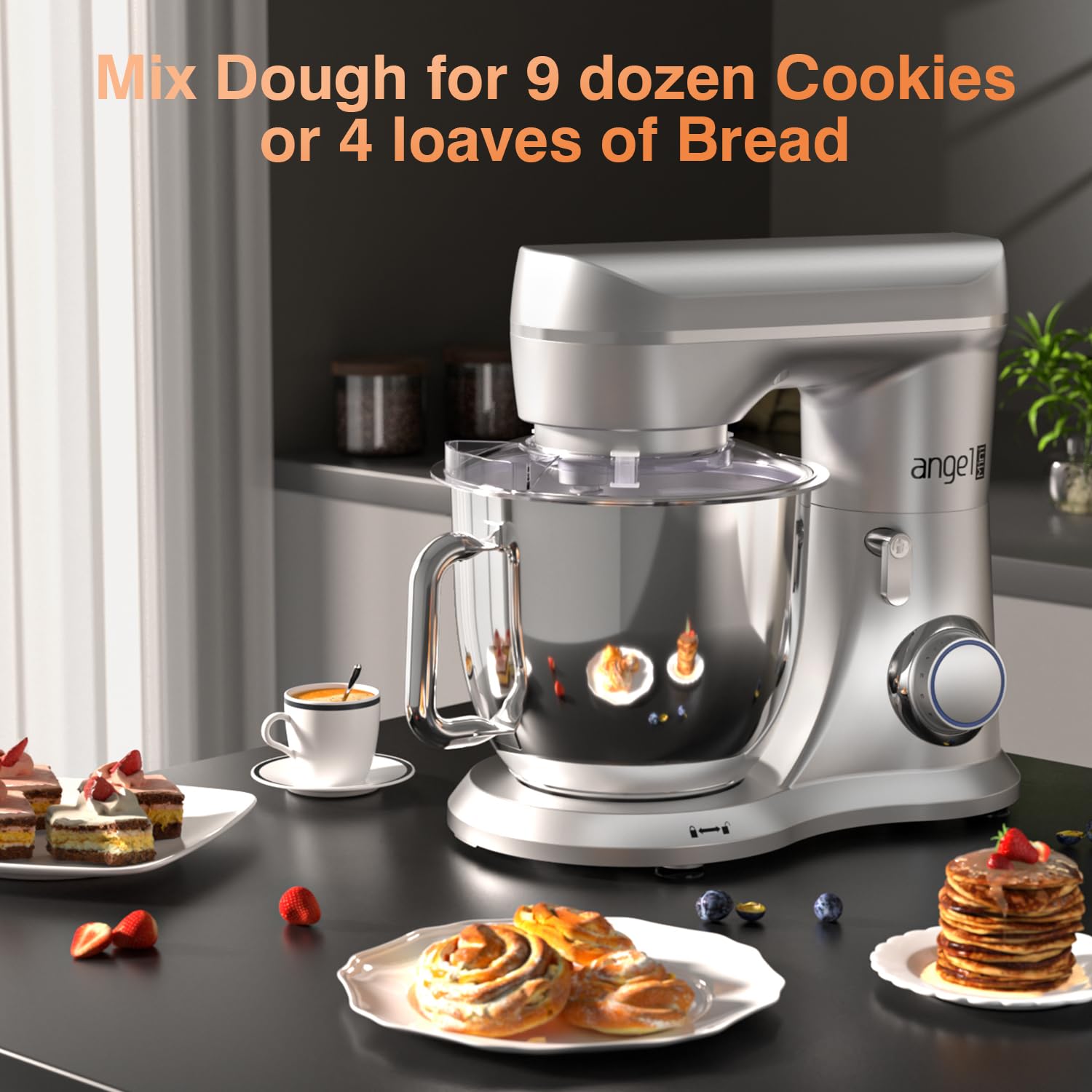 Mini Angel anti-slip design keeps the mixer stable during use