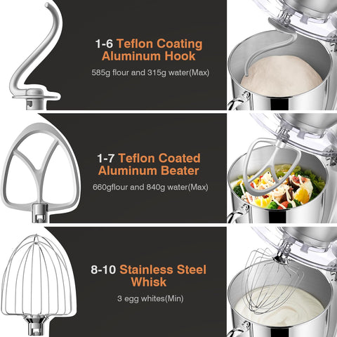 Mini Angel attachments wire whisk creates fluffy eggs and cream with precision