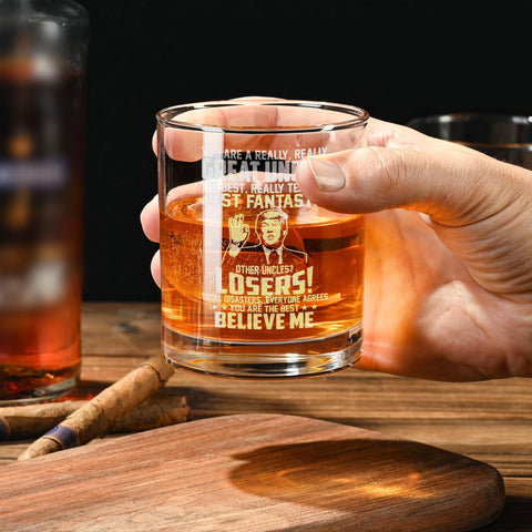 MINIVINE 10oz whiskey glass with engraving, perfect uncle gift