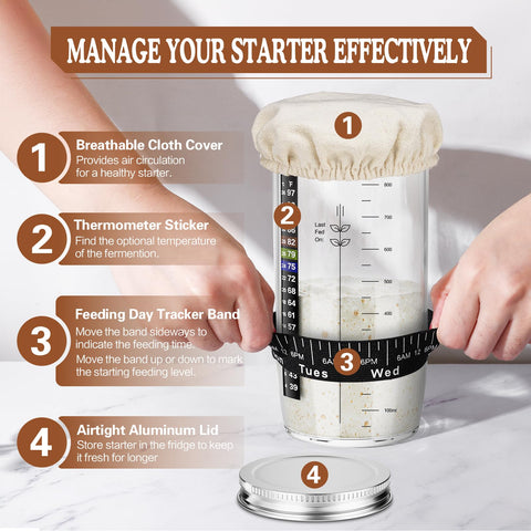 MINO ANT Danish dough whisk for smooth dough incorporation