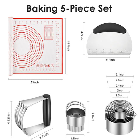 MINO ANT dough scraper helps keep work surfaces tidy while folding dough.