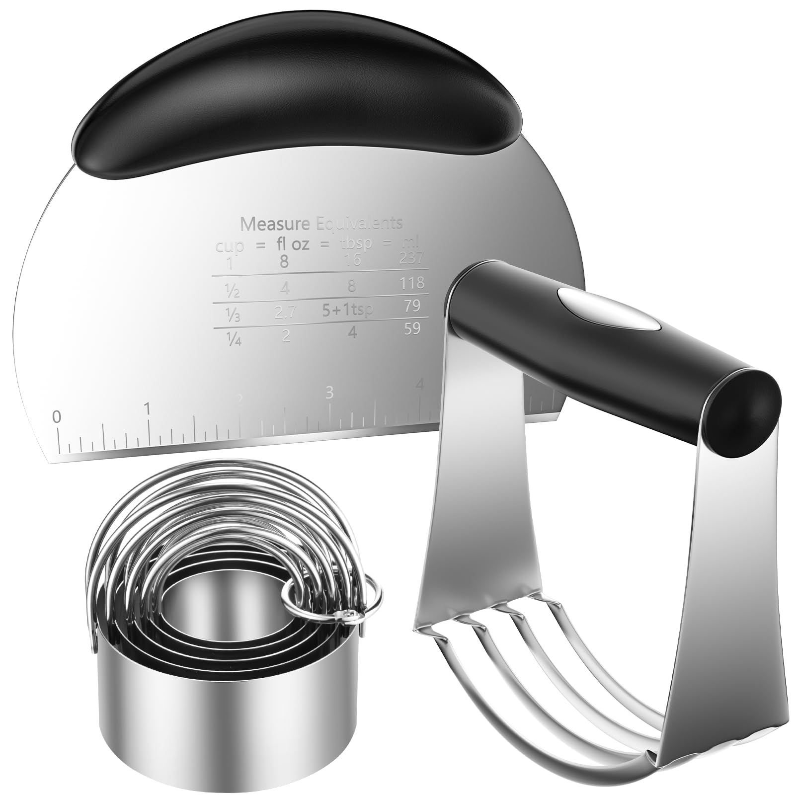 MINO ANT pastry blender with stainless steel blades for quick dough mixing