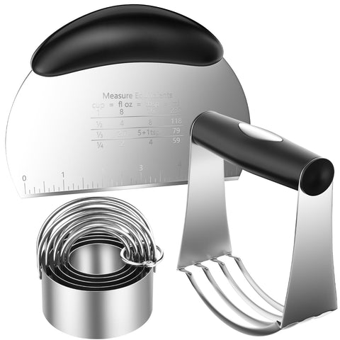 MINO ANT pastry blender with stainless steel blades for quick dough mixing