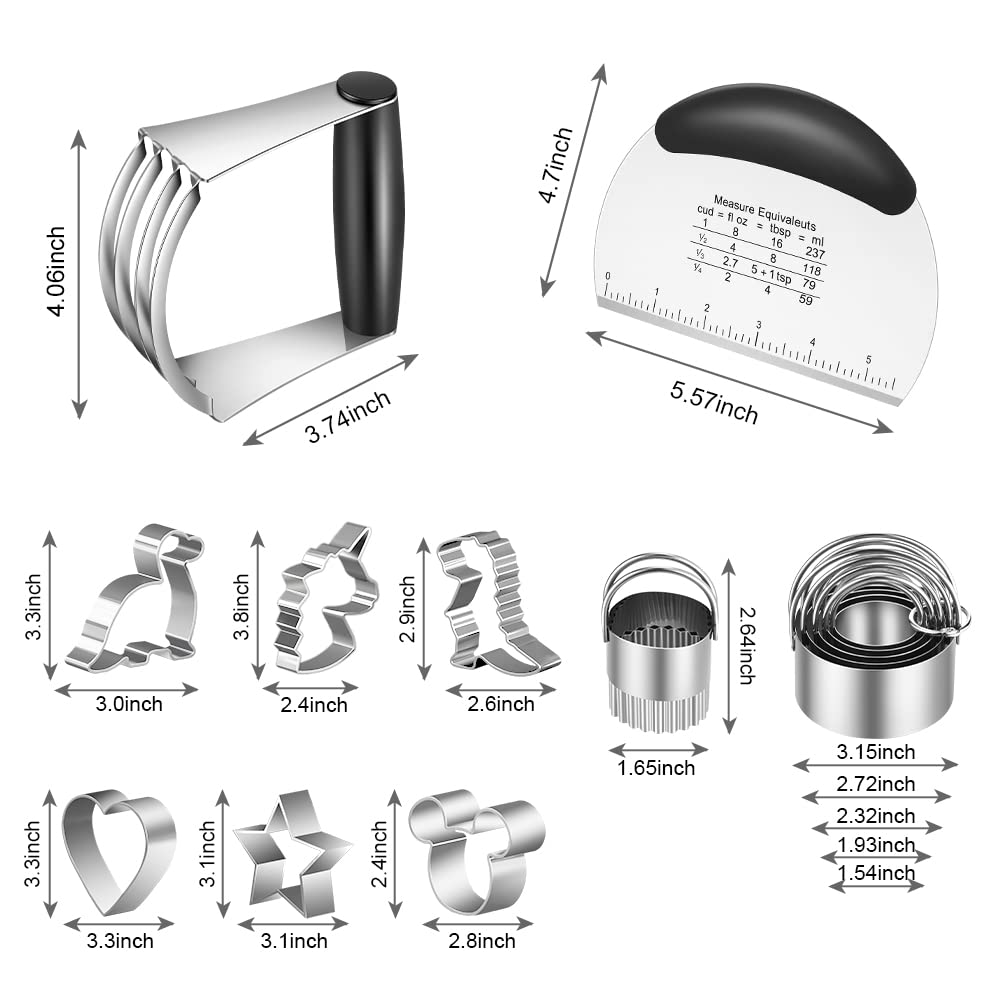 MINO ANT Wave cutter for creative shapes on pizzas and cookies.