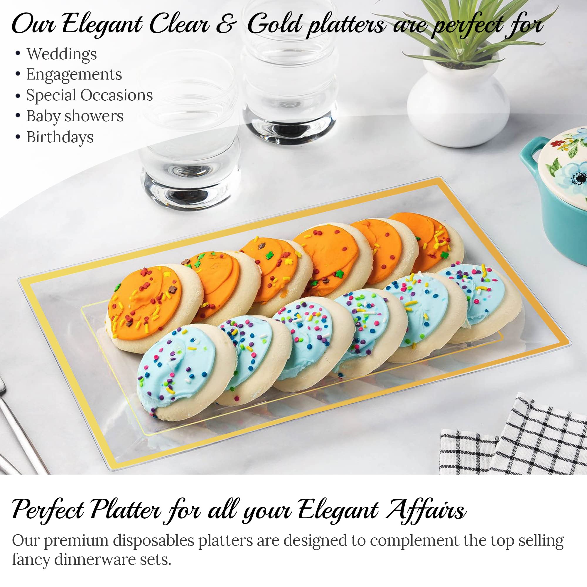 Mint Living versatile trays for desserts, charcuterie, and photo shoots