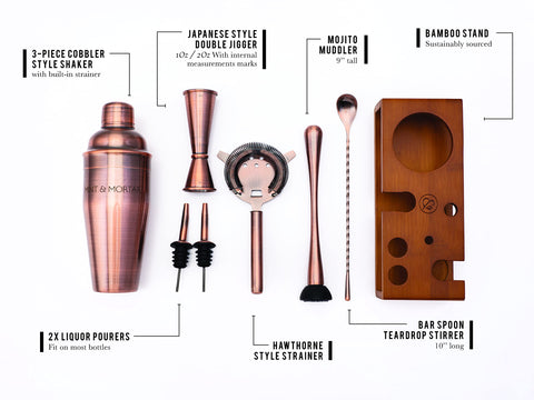 Mint and Mortar muddler for herbs and fruit in cocktails