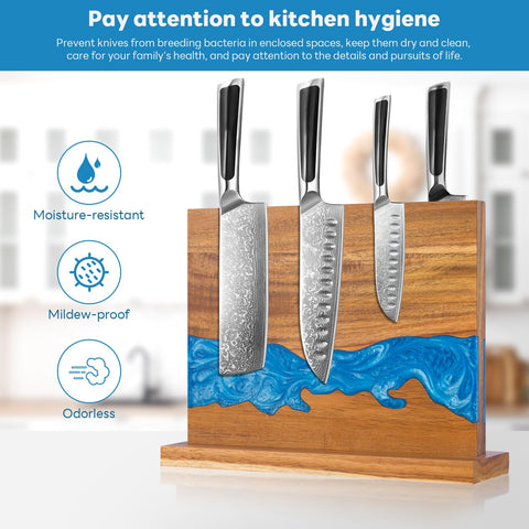 Minyuexia river-shaped resin design adds natural artistry to your countertop.