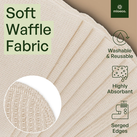 Mioeco towels are versatile for kitchen, bathroom, and dusting.