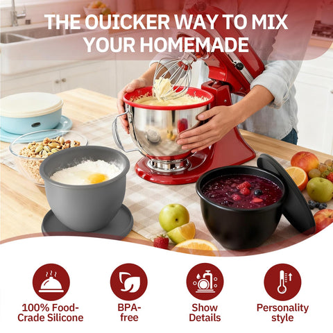 Miosruru BPA-free silicone liner promotes safe ingredient contact.