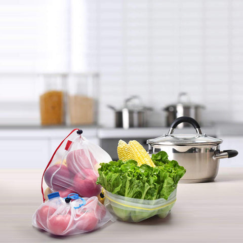 Mipruct mesh bags reduce plastic waste in daily shopping
