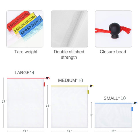 Mipruct mesh bags see-through design supports quick checkout and clarity