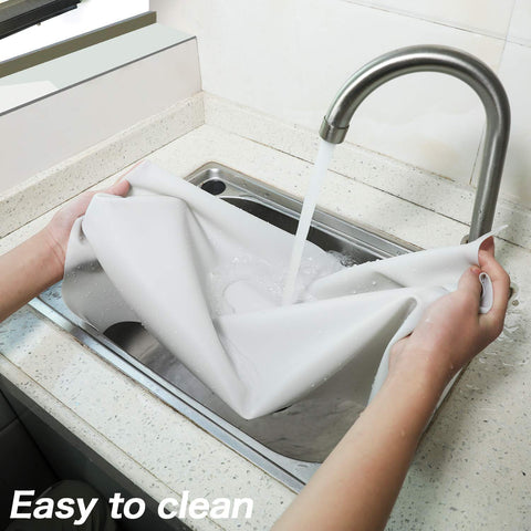 Miracle silicone mat easy clean after use in warm soapy water or dishwasher