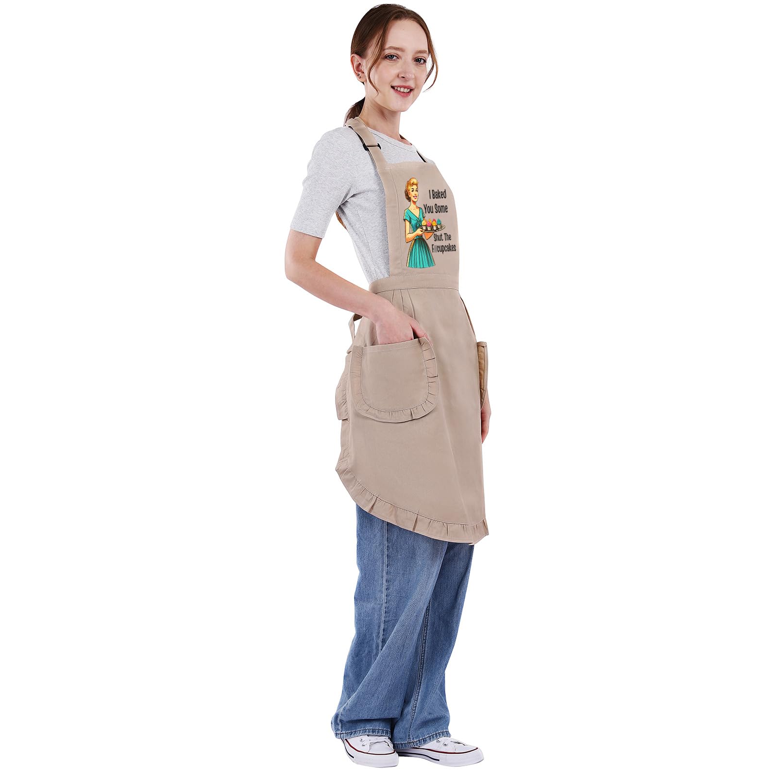 Miracu 24x34 inch apron size fits most home cooks with full front coverage