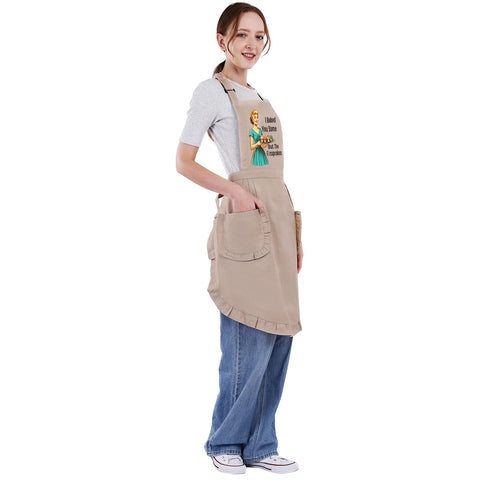 Miracu 24x34 inch apron size fits most home cooks with full front coverage
