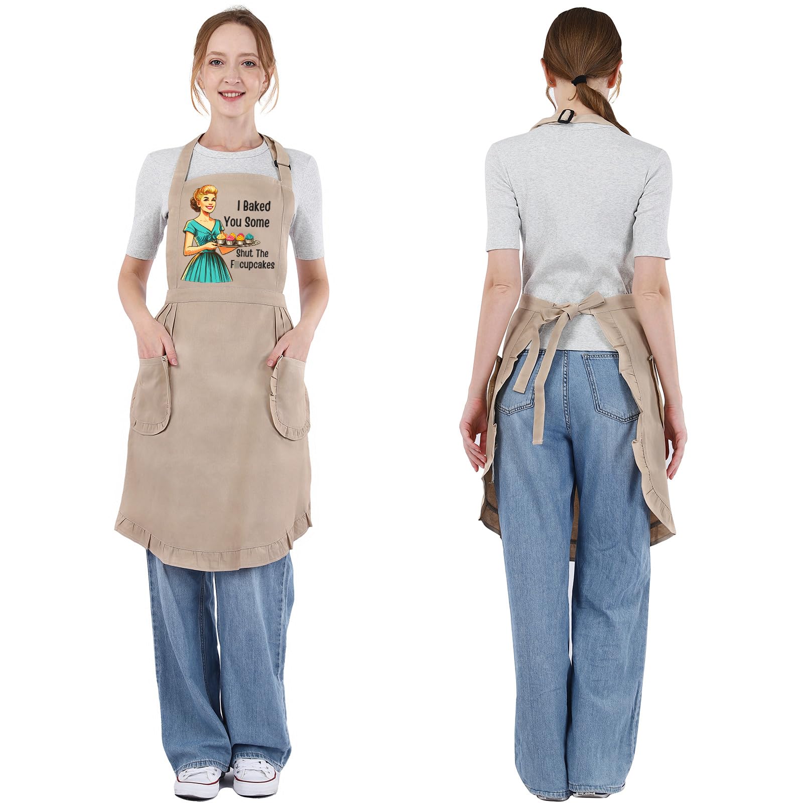 Miracu heavy-duty cotton apron offers durability for long cooking sessions
