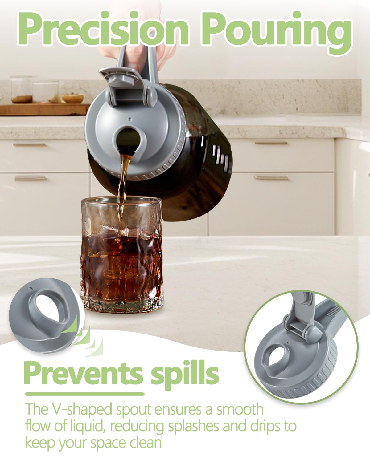 Miradexic pitcher with leak-proof seals keeps beverages secure.
