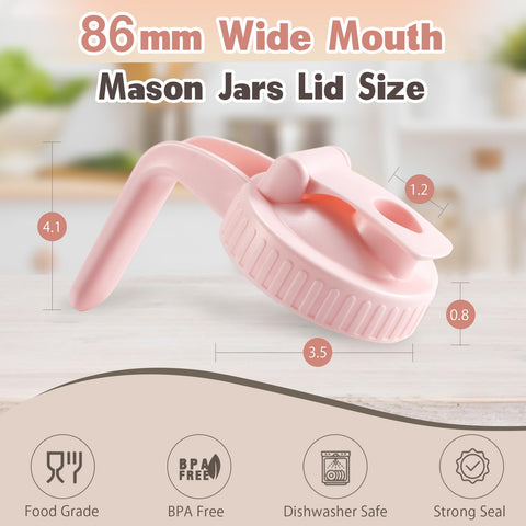 Miradexic mason jar lid durable and airtight for long lasting use.
