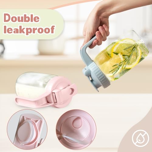 Miradexic wide mouth lid with extended flip cap for easy opening.